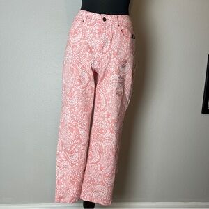 NWT! Nautica Paisley Print Capris